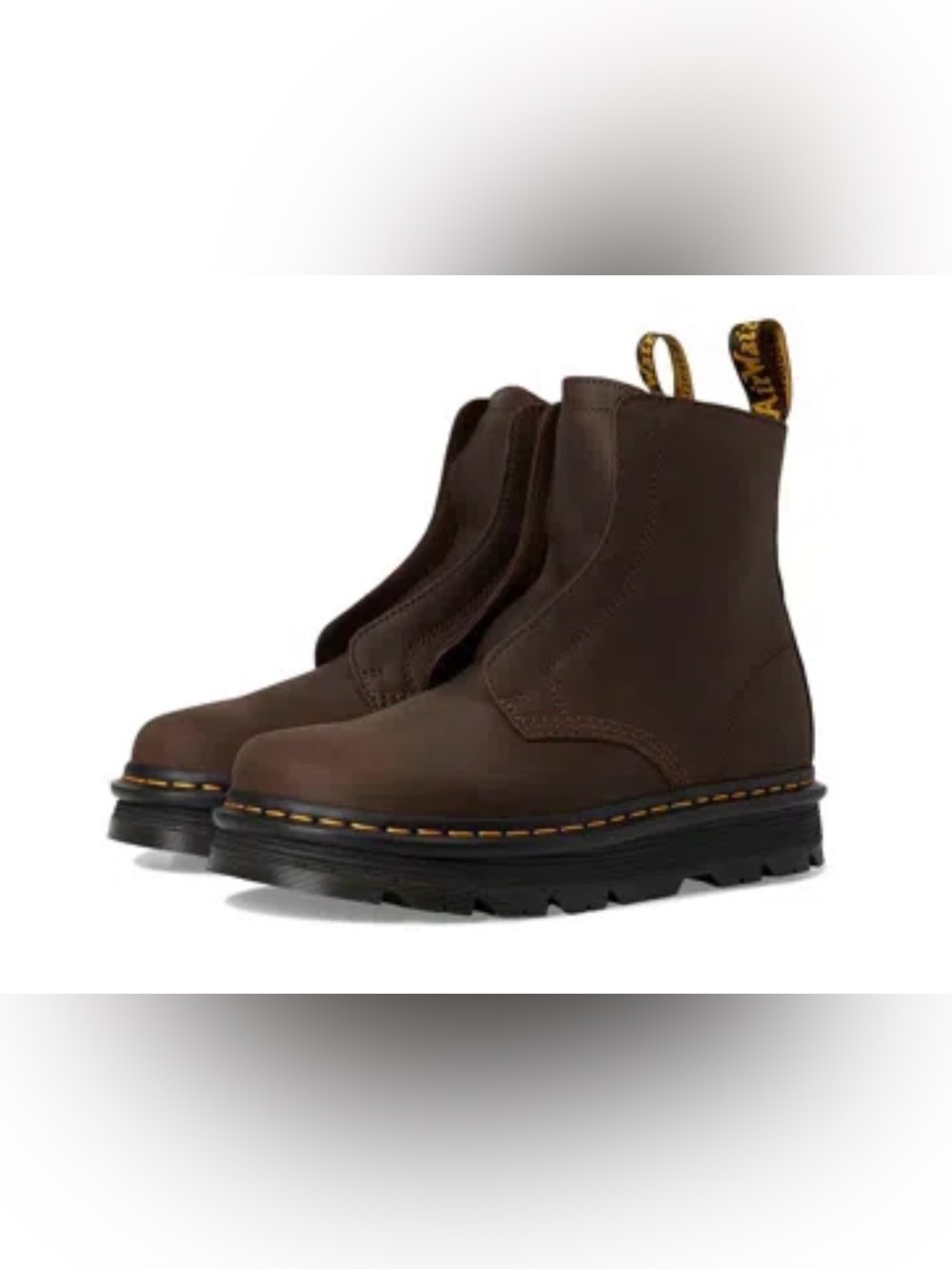 Dr. Martens ZEBZAG LACELESS Slip On Nubuck Boots